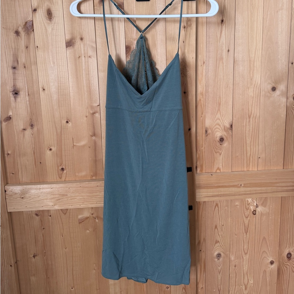 Victorias Secret Green Modal Slip Lingerie